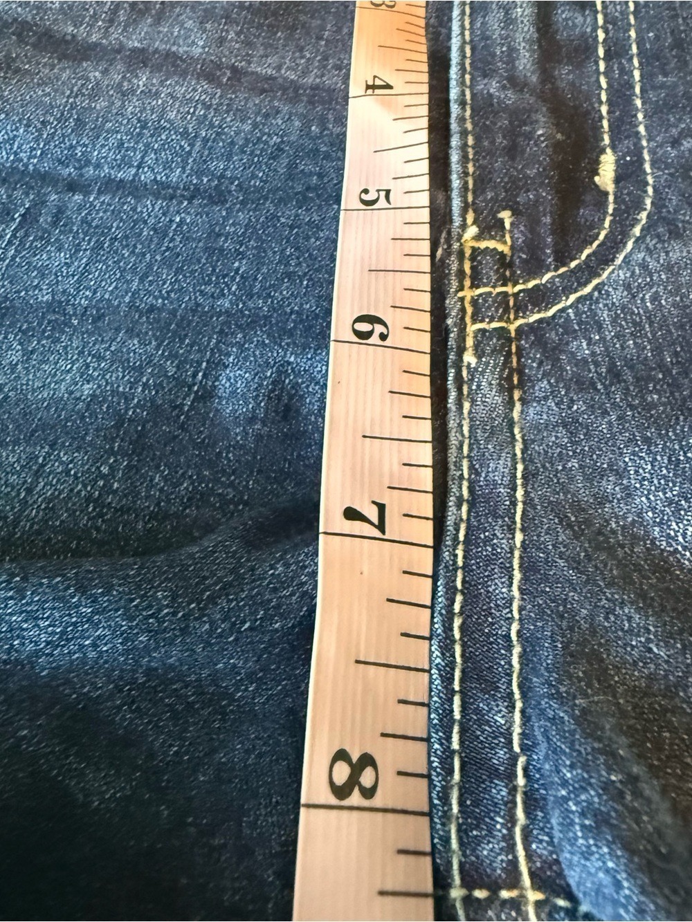 KANCAN Low Rise Ankle Skinny Jeans Frayed Hem Zipper Detail Stretch Size 25 - Picture 10 of 14